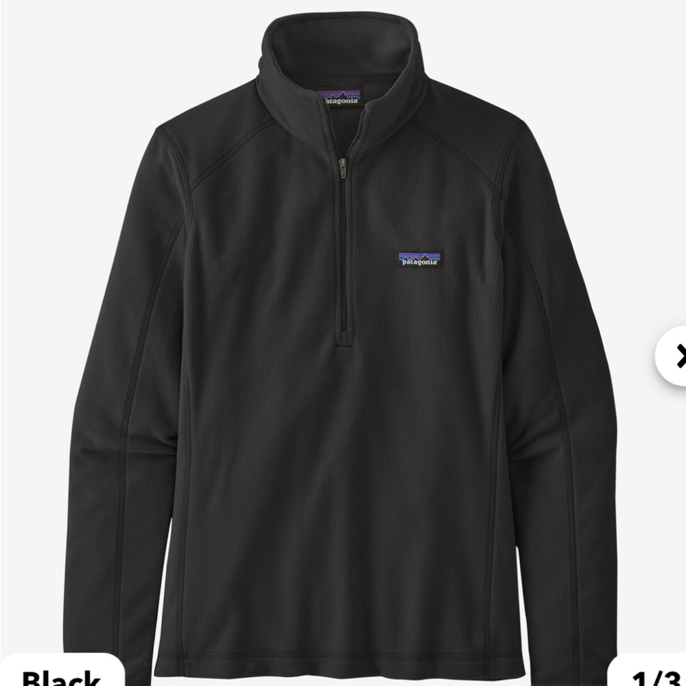Patagonia Black Women's Pullover Quarter Zip